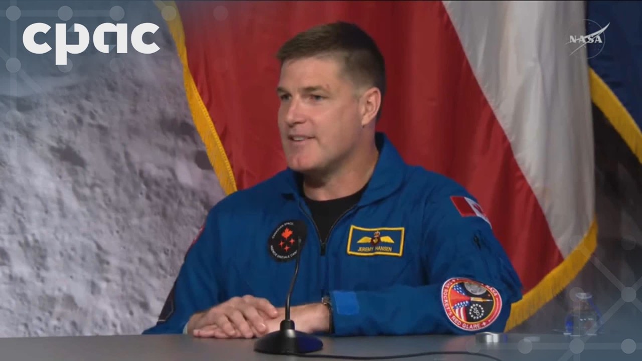 Artemis II astronauts hold news conference following lunar mission – April 16, 2026