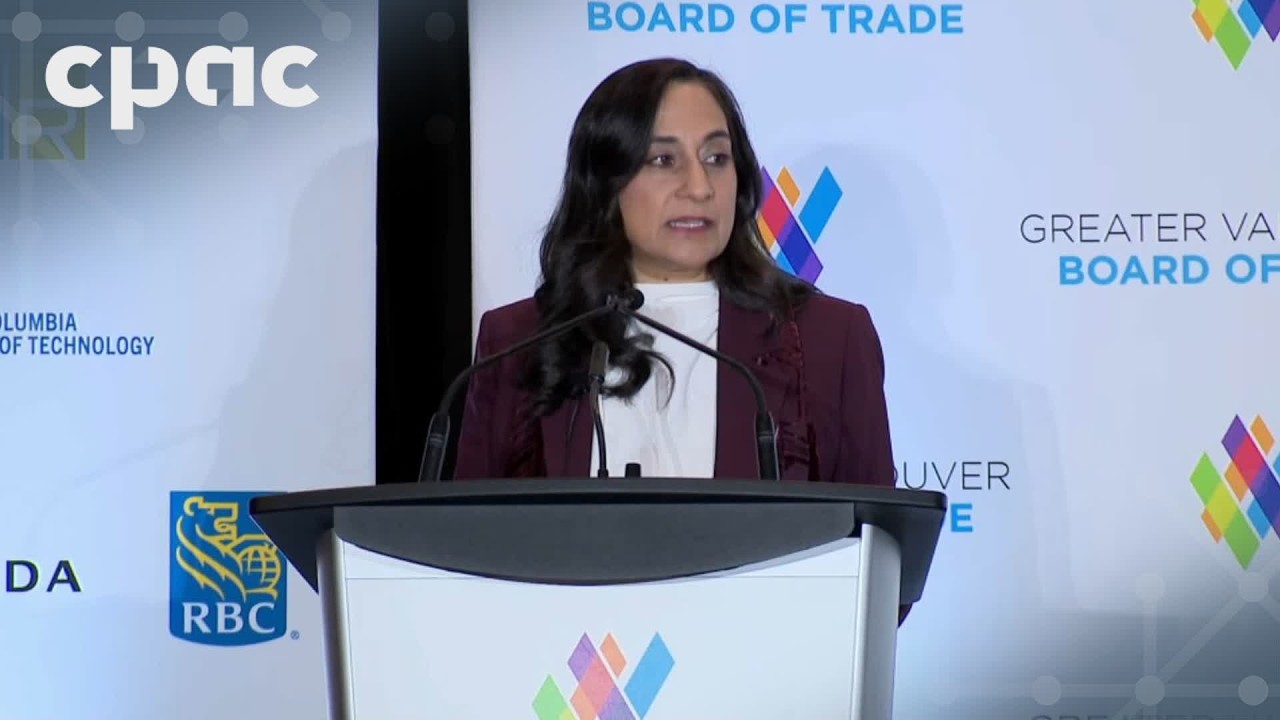 Foreign Affairs Minister Anita Anand addresses Greater Vancouver Board of Trade – April 7, 2026
