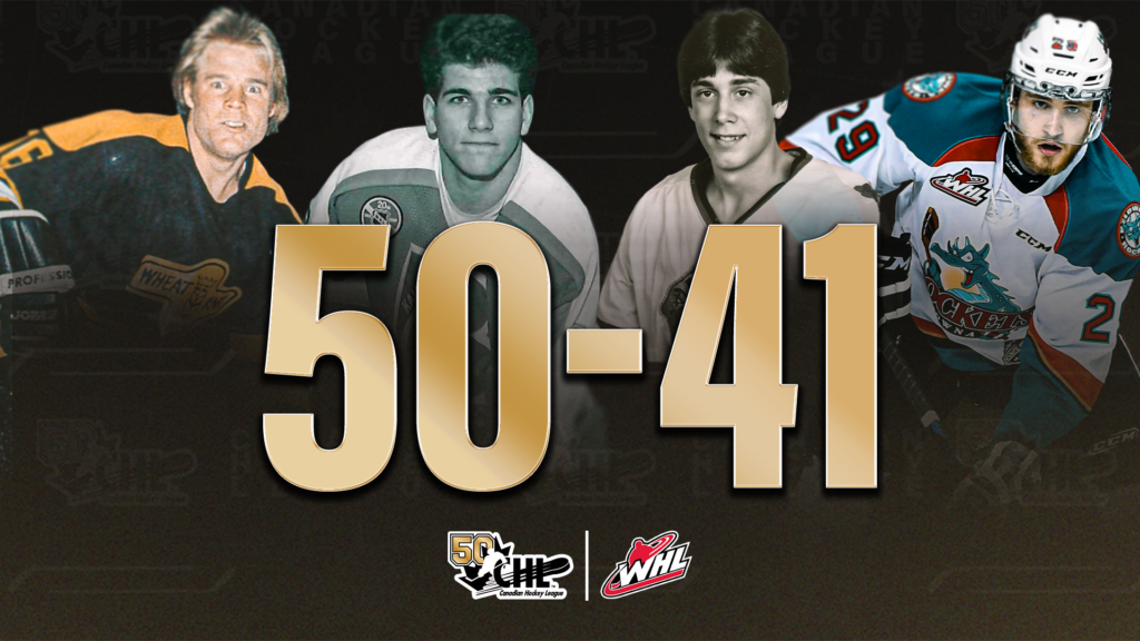 Four WHL alumni among those ranked No. 50 through No. 41 on CHL Top 50 Players of the Last 50 Years list