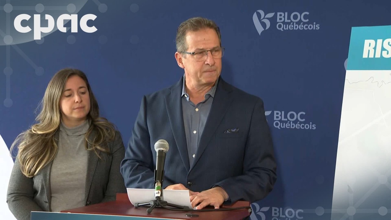 Le chef du Bloc Québécois parle du projet de train à grande vitesse Alto – 1er avril 2026