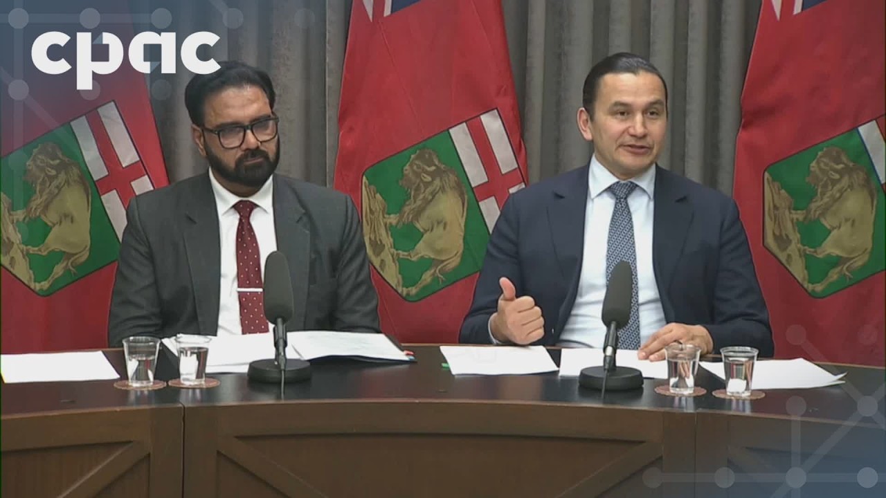 Manitoba Premier Wab Kinew holds a news conference – April 30, 2026