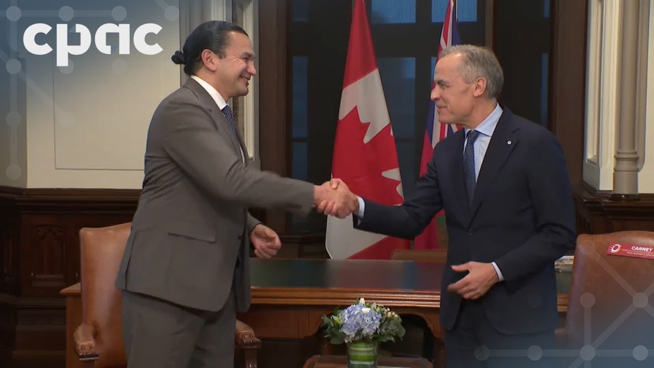 Mark Carney and Wab Kinew meet in Ottawa – April 14, 2026