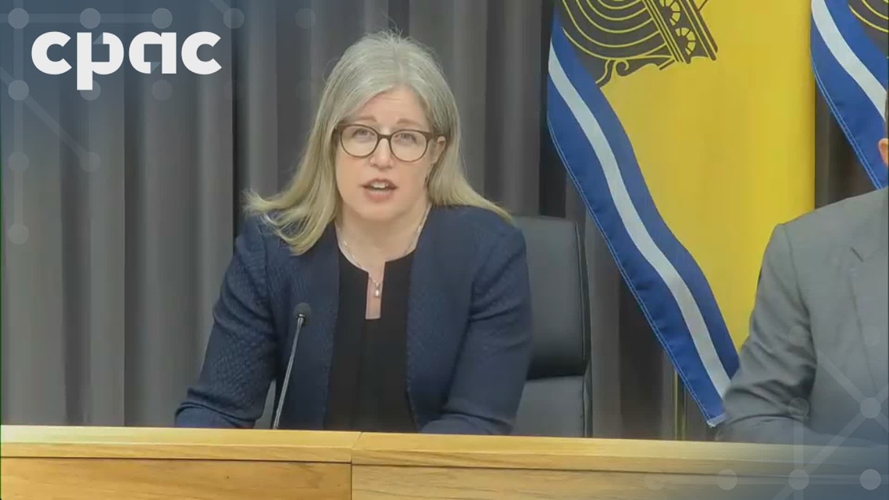 New Brunswick Premier Susan Holt makes a health-care announcement – April 29, 2026