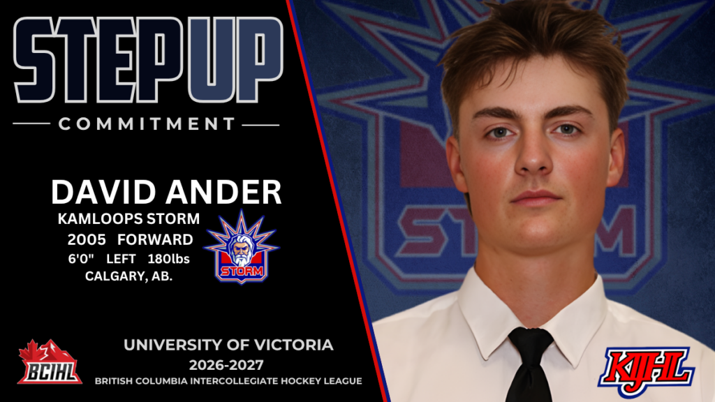 Storm’s Ander signs with BCIHL’s Vikes