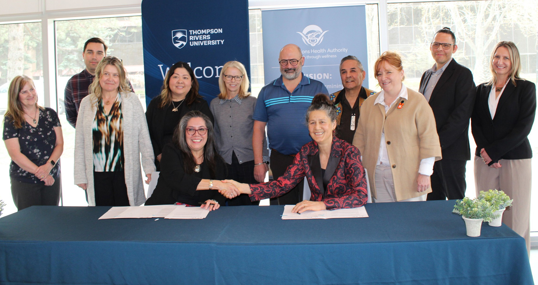 TRU and FNHA sign MOU to advance First Nations health and education