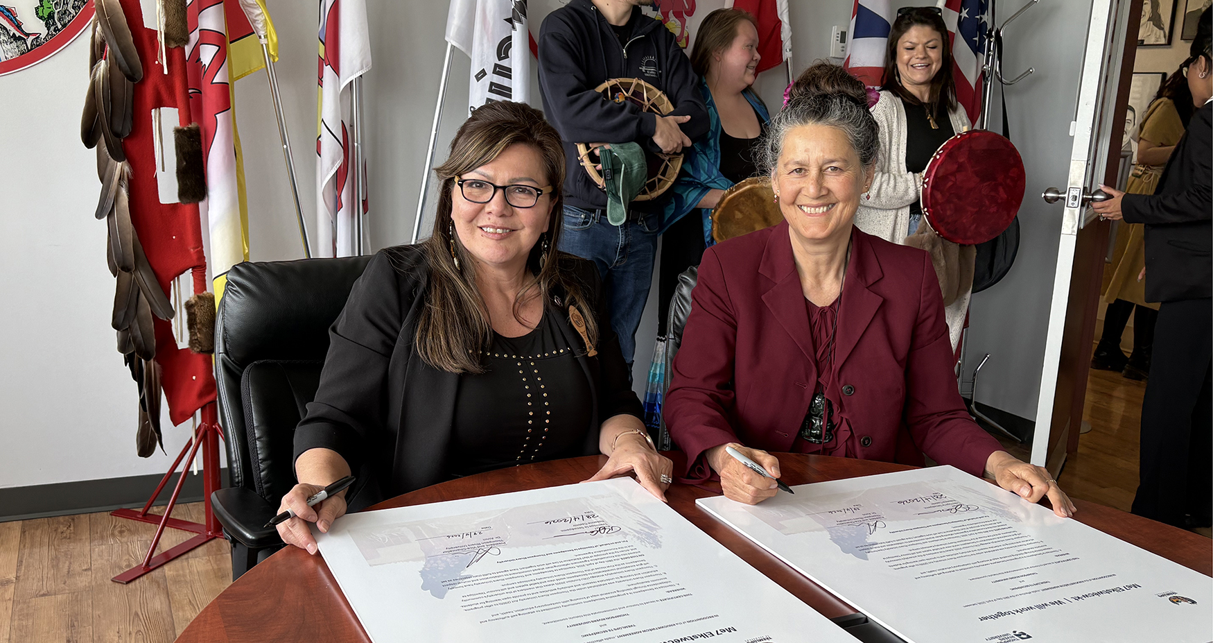 Tk̓emlúps te Secwépemc and TRU sign Knucwetwécw Agreement