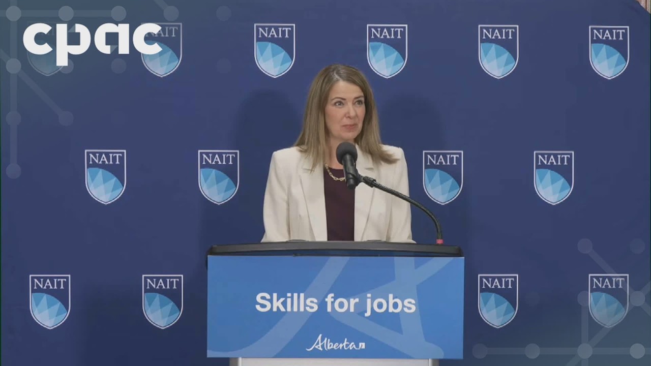 Danielle Smith announces funding for Northern Alberta Institute of Technology – May 11, 2026