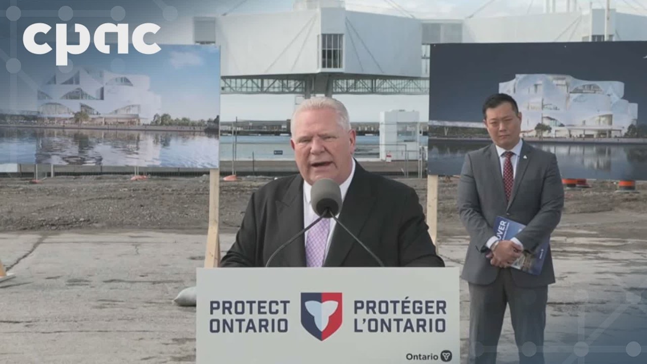 Doug Ford attends groundbreaking of new Ontario Science Centre – May 25, 2026