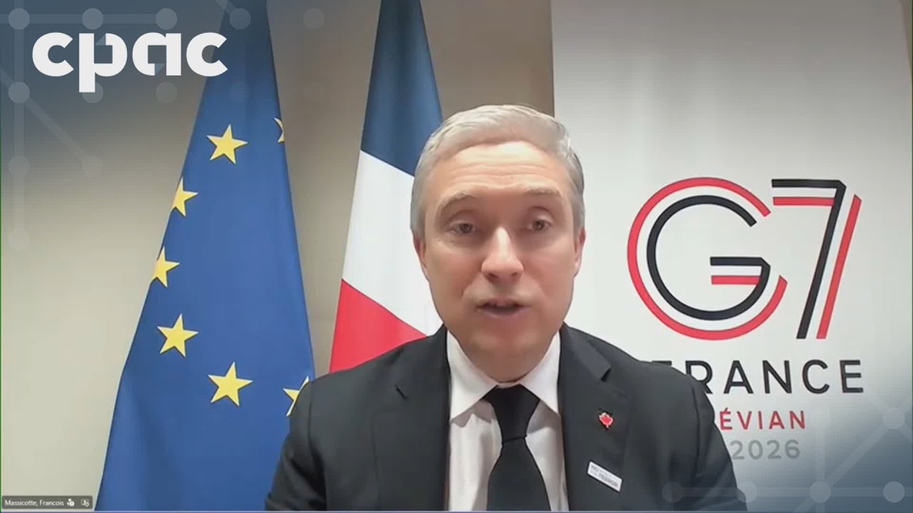 Finance Minister François-Philippe Champagne comments following G7 meetings in Paris – May 19, 2026
