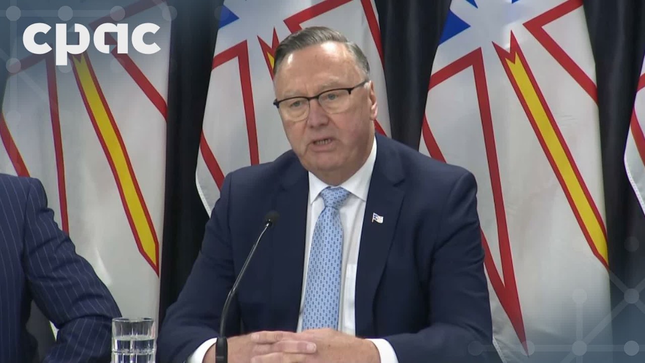 N.L. Premier Tony Wakeham discusses Churchill Falls MOU review – May 19, 2026