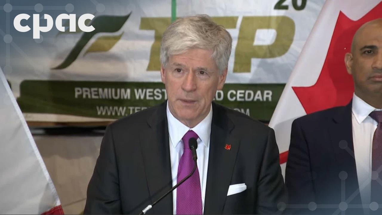 Natural Resources Minister Tim Hodgson makes a forest sector announcement – May 14, 2026