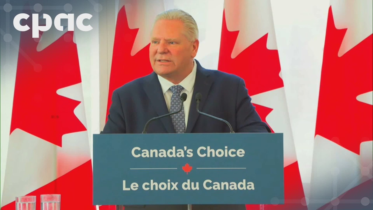 Ontario Premier Doug Ford and Toronto Mayor Olivia Chow hold a news conference – May 12, 2026