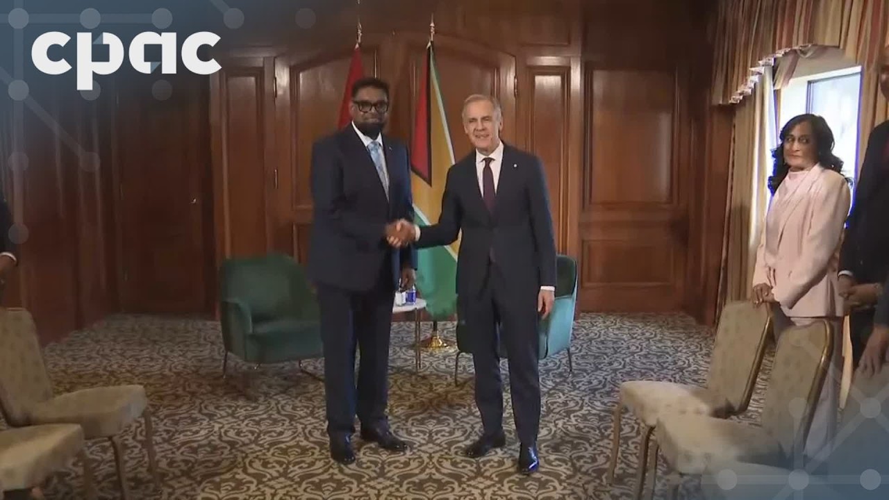 PM Mark Carney meets with Guyanese President Mohamed Irfaan Ali – May 8, 2026