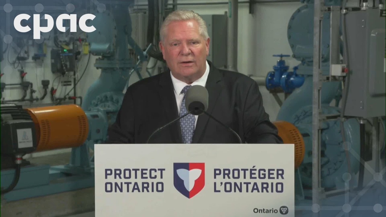 Premier Ford announces investment in water infrastructure – May 8, 2026
