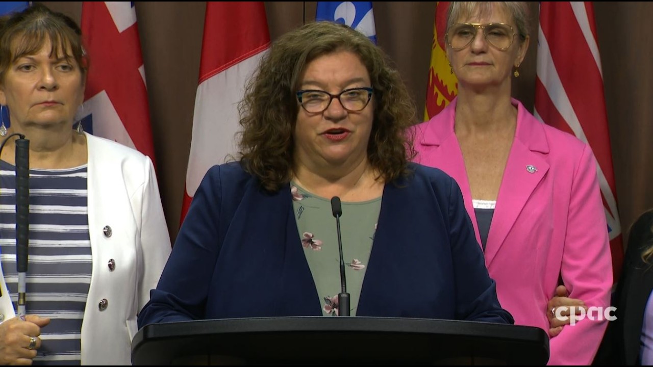 Vision health coalition holds a news conference on Parliament Hill – May 27, 2026