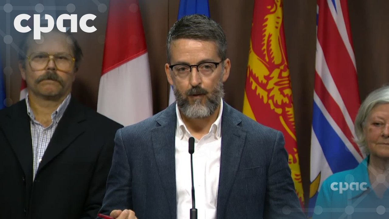 Wild salmon conservation organizations hold a news conference in Ottawa – May 27, 2026