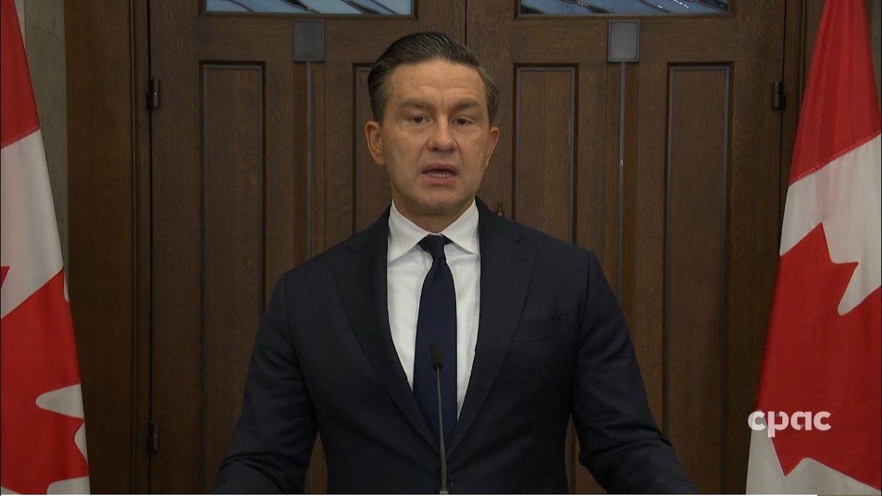 Conservative Leader Pierre Poilievre speaks with reporters on Parliament Hill – June 10, 2026