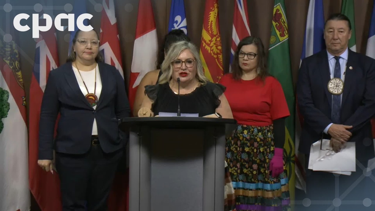 Caldwell First Nation Chief holds a news conference on Parliament Hill – June 11, 2026