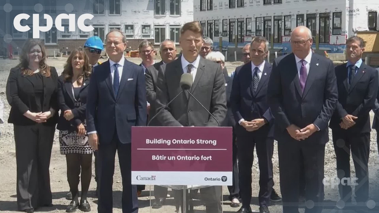 Federal and Ontario ministers make an infrastructure announcement in Ottawa – June 1, 2026