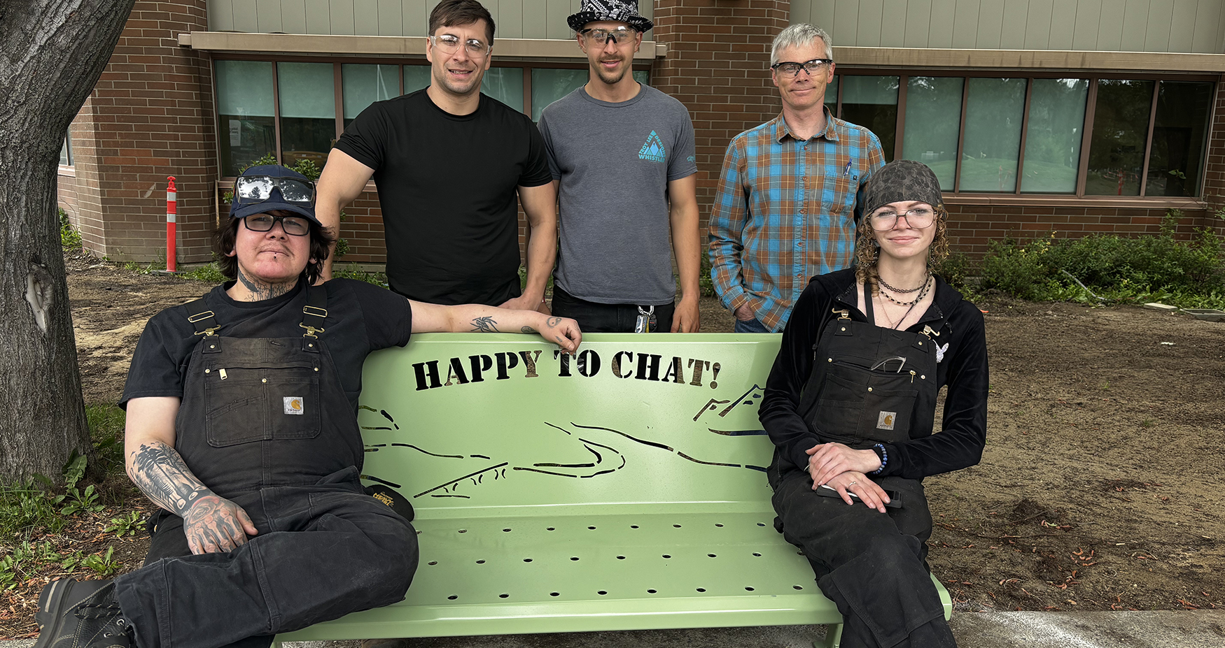 Happy to Chat benches invite conversation and community at TRU