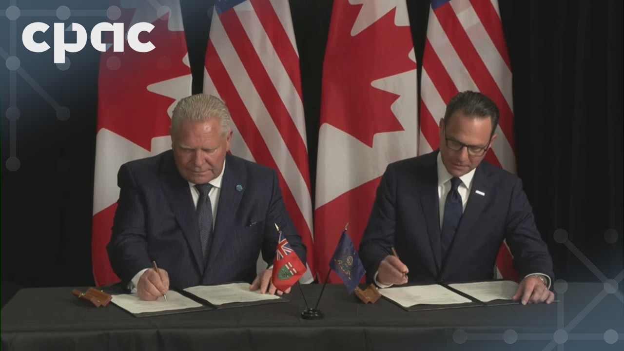 Ontario Premier Doug Ford and Pennsylvania Governor Josh Shapiro speak in Toronto – June 10, 2026