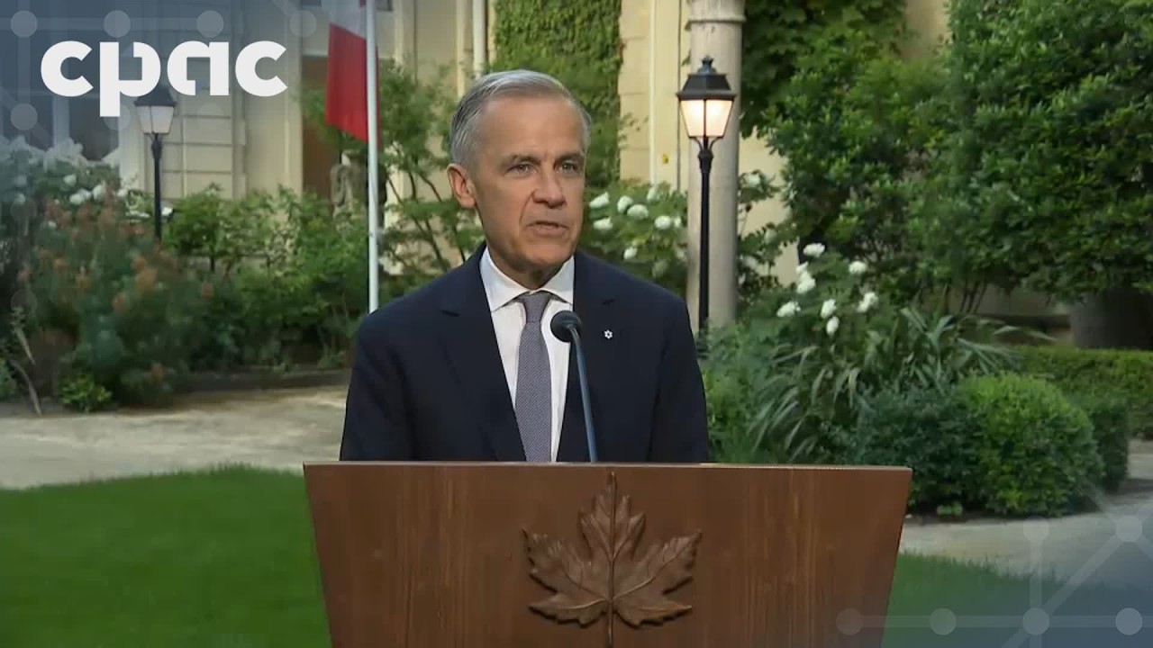 PM Carney speaks with reporters in Paris – June 12, 2026