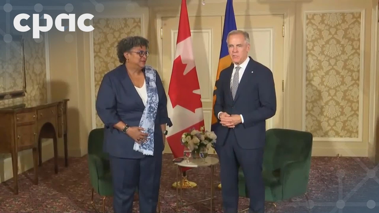 PM Mark Carney meets with Barbadian PM Mia Mottley – June 4, 2026